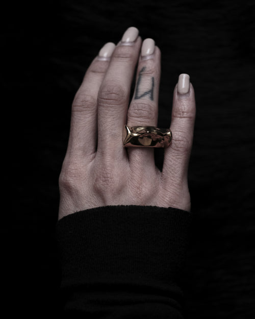 Ardea Heavy Ring - Brass